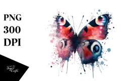 Grunge Butterfly, Transparent PNG Product Image 1