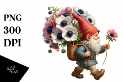 Detailed Digital Painting Small Gnome Clipart Product Image 3