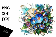 Watercolor Luxury Flower Splash Clipart Product Image 1