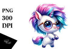 Funny Dancing Unicorn PNG Product Image 1