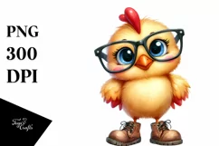 Chicken Big Shoes Standing Up | Sublimation | Clipart Product Image 3