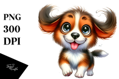 Cute Beagle with Big Eyes PNG Product Image 1