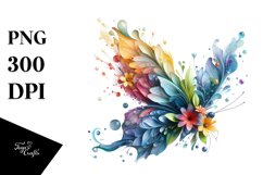 Vibrant Abstract Butterfly PNG Product Image 3