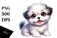 Happy Bichpoo, Transparent PNG Product Image 1