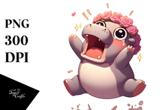 Silly Cartoon Cow with a Bandana, High-Quality PNG Product Image 1