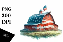 Detailed Barn USA Colors | Sublimation | Clipart Product Image 3