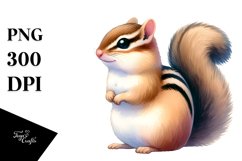 Colorful Chipmunk Clipart Product Image 1