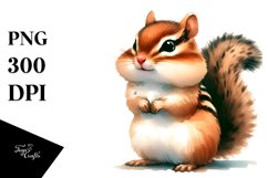 Colorful Chipmunk Clipart Product Image 1