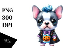 Happy Baby Boston Terrier PNG Product Image 1