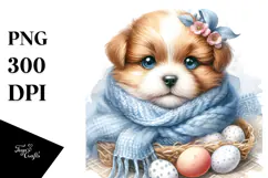 Cute Baby Dog, PNG Product Image 1