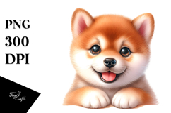 Happy Shiba Inu, Transparent PNG Product Image 1