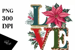 Love Poinsettia Png Product Image 5