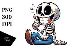Goofy Skeleton with Beachwear, Transparent PNG Product Image 1