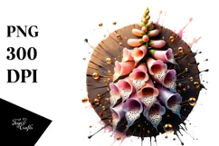 Glossy Foxglove made of PNG Product Image 1