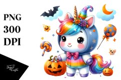 Cute Baby Unicorn Dressed for Halloween Product Image 3