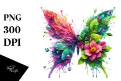 Vibrant Abstract Butterfly PNG Product Image 1