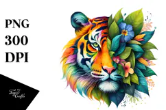 Vibrant Tiger, 20 oz Tumbler Product Image 1