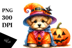 Baby Dog Halloween PNG Product Image 1