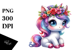 Expressive Unicorn, Style, Transparent PNG Product Image 1