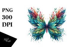 Abstract Butterfly PNG Product Image 3