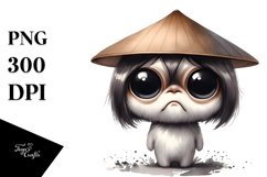 Japanese Chin Confused Clipart Product Image 3