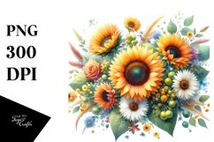 Vibrant Sunflower PNG Product Image 1