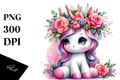 Expressive Unicorn, Style, Transparent PNG Product Image 1