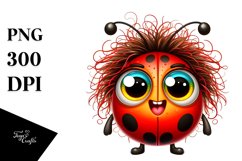 Colorful Small Baby Ladybug | Clipart Product Image 1