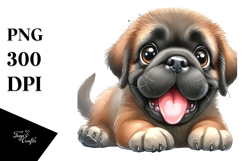 Happy Baby Mastiff, PNG Product Image 1