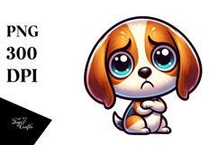Crazy Looking Baby Beagle Clipart Product Image 3