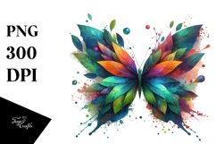 Abstract Butterfly PNG Product Image 3