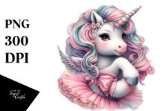 Colorful Baby Unicorn in Harlem Ballroom, PNG Product Image 3