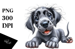 Happy Baby Great Dane PNG Product Image 1