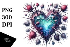 Heart with Spikes, Transparent PNG Product Image 1