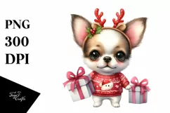 Expressive Baby Chihuahua PNG Product Image 3