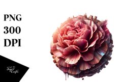 Glossy Carnation Material | Sublimation Clipart Product Image 1