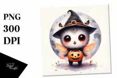 Cute Baby Butterfly Halloween PNG Product Image 1