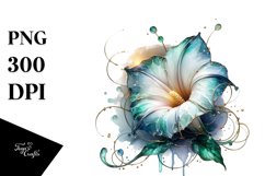 Abstract Glossy Morning Glory Clipart Product Image 3