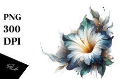 Abstract Glossy Morning Glory Clipart Product Image 3