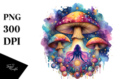 Magical Mushroom Tarot, White Background Product Image 1