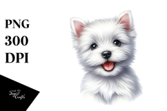 Happy Baby West Highland White Terrier PNG Product Image 1