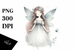 Whimsical Fairy Artwork, High-Res PNG Product Image 1