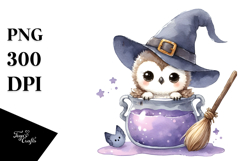 Cute Baby Owl Popping Out, Transparent PNG Product Image 1