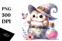 Adorable Baby Owl Popping Out, High-Quality PNG Product Image 1