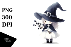 Simple Halloween Witch, Transparent PNG Product Image 1