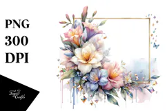 Colorful Freesia Diamond PNG Product Image 1