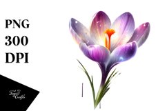 Shiny Crocus Watercolor Splash Product Image 3