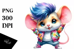 Funny Dancing Baby Mouse, Transparent PNG Product Image 3