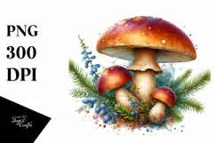 Detailed Mushroom, High-Res PNG Product Image 3