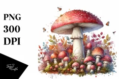 Detailed Mushroom, High-Res PNG Product Image 1